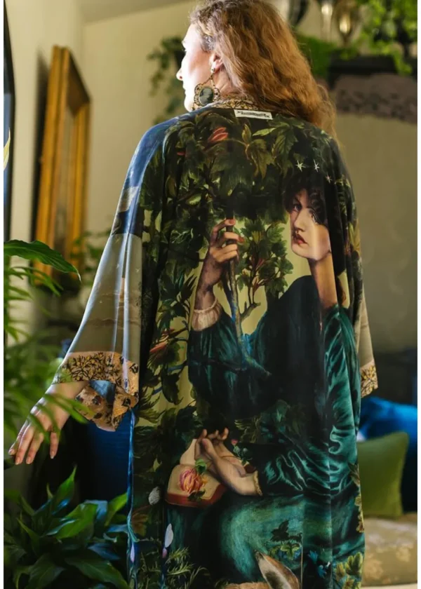 Market Of Stars Bella Notte Rabbit And Moon Long Kimono Multi