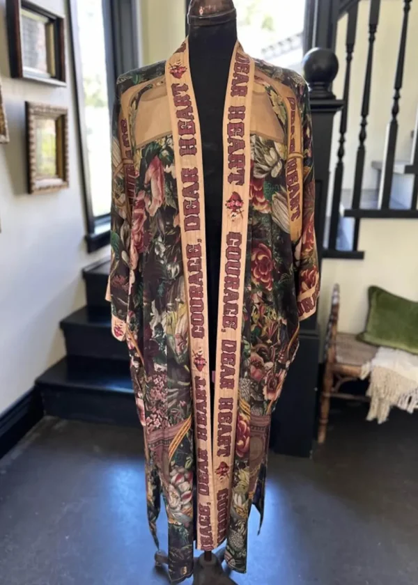 Market Of Stars Courage Dear Sacred Heart Long Kimono Multi