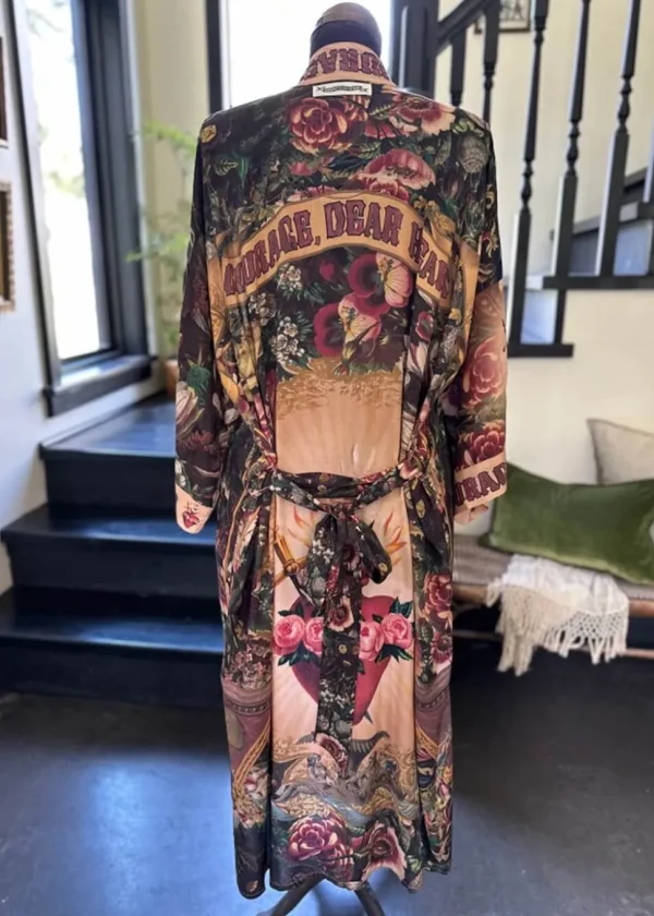 Market Of Stars Courage Dear Sacred Heart Long Kimono Multi