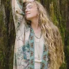 Market Of Stars Earth & Sky Short Kimono