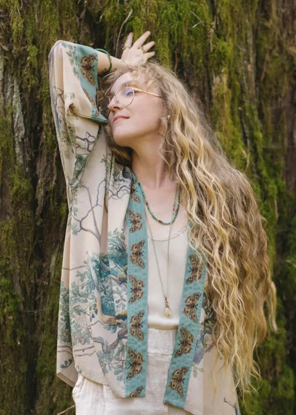 Market Of Stars Earth & Sky Short Kimono