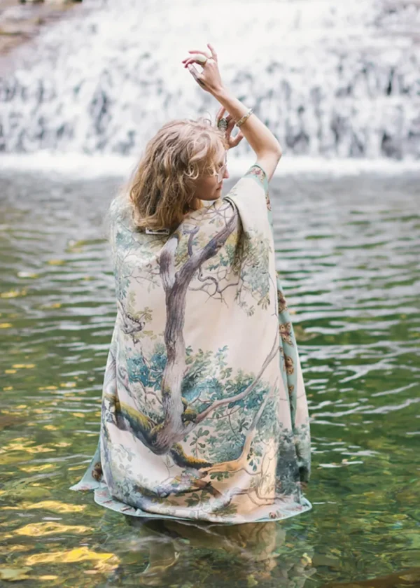 Market Of Stars Earth & Sky Long Kimono