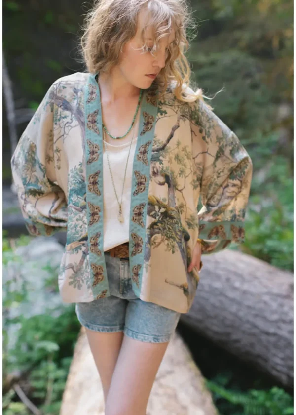 Market Of Stars Earth & Sky Short Kimono