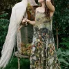 Market Of Stars I Dream In Flowers Bohéme Maxi Dress Green