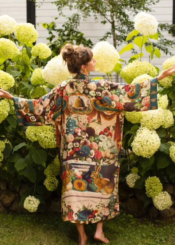 Market Of Stars Stay Gold Long Kimono
