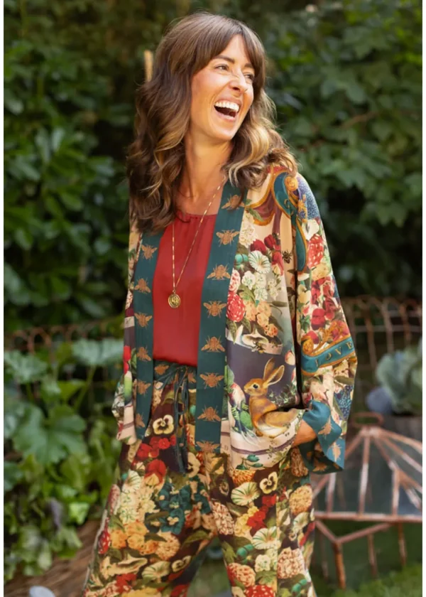 Market Of Stars Stay Gold Short Kimono