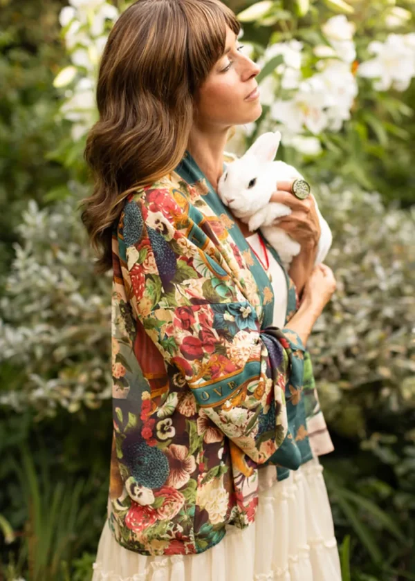 Market Of Stars Stay Gold Short Kimono