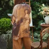 Market Of Stars The Artist Midi Kimono Brown