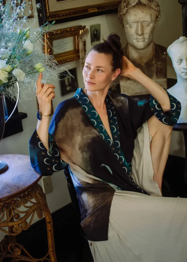 Market Of Stars The Dreamer Midi Kimono in Multi