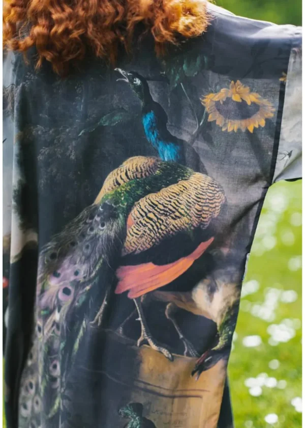 Market Of Stars Wild Beauty Peacock d’Hondecoeter Long Kimono