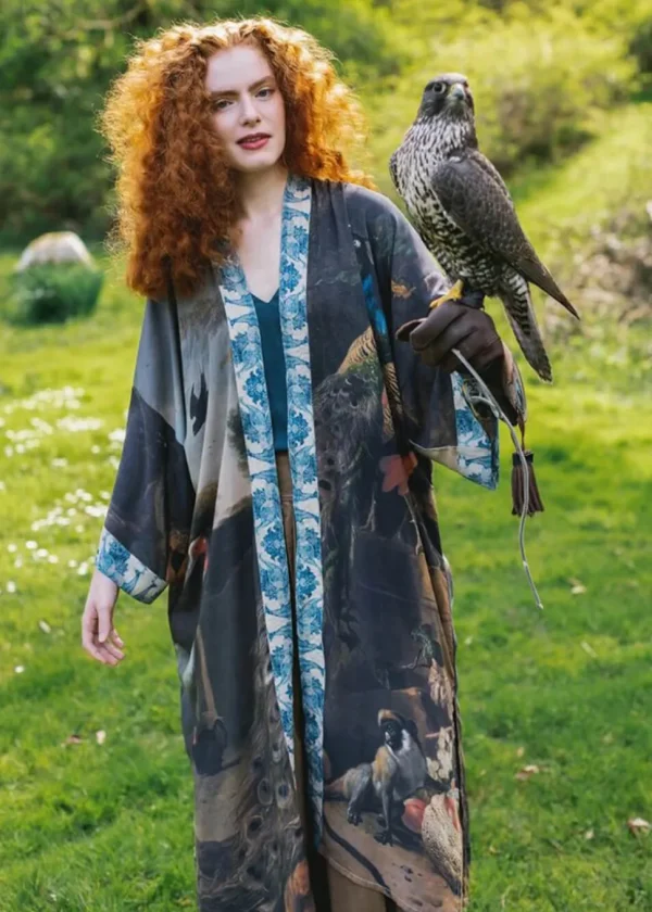 Market Of Stars Wild Beauty Peacock d’Hondecoeter Long Kimono