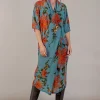One Hundred Stars Chrysanthemum Rachel Dress Grey