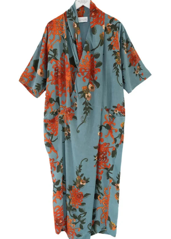 One Hundred Stars Chrysanthemum Rachel Dress Grey