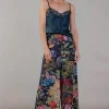 One Hundred Stars Primula Crepe Palazzo Trousers Black