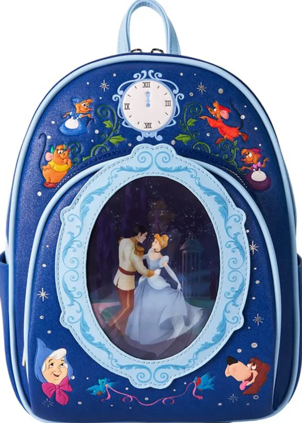PRE-ORDER Loungefly Disney Cinderella 75th Anniversary Lenticular Backpack Blue