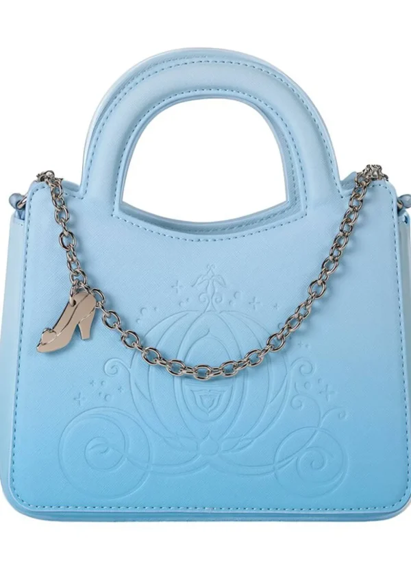 PRE-ORDER Loungefly Disney Cinderella 75th Anniversary Crossbody Bag Blue