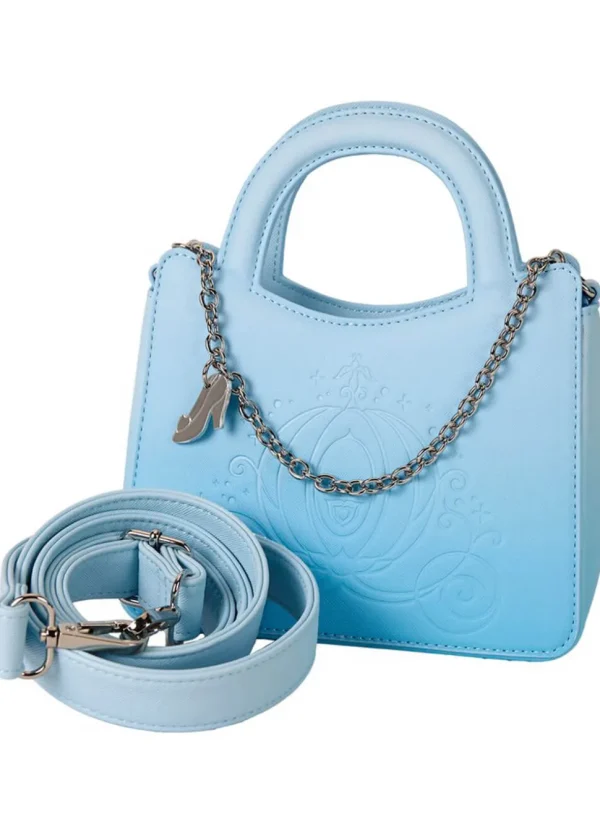 PRE-ORDER Loungefly Disney Cinderella 75th Anniversary Crossbody Bag Blue