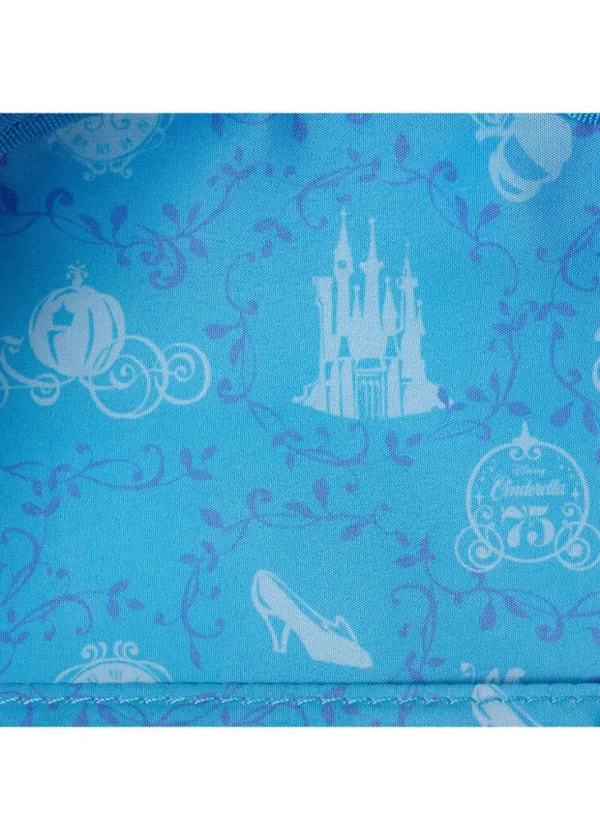 PRE-ORDER Loungefly Disney Cinderella 75th Anniversary Lenticular Backpack Blue