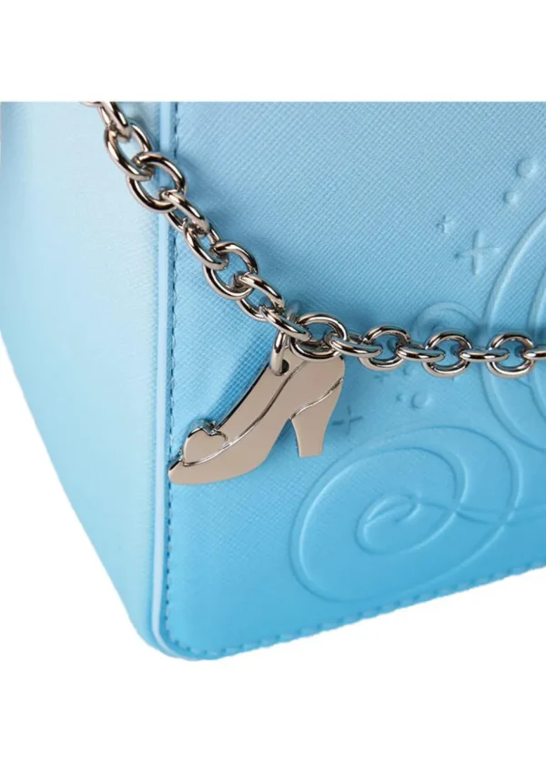 PRE-ORDER Loungefly Disney Cinderella 75th Anniversary Crossbody Bag Blue