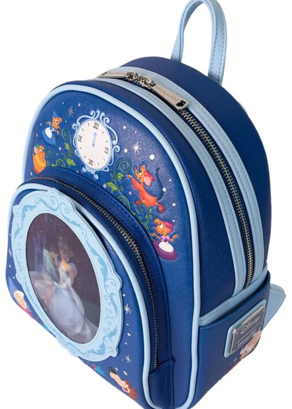PRE-ORDER Loungefly Disney Cinderella 75th Anniversary Lenticular Backpack Blue