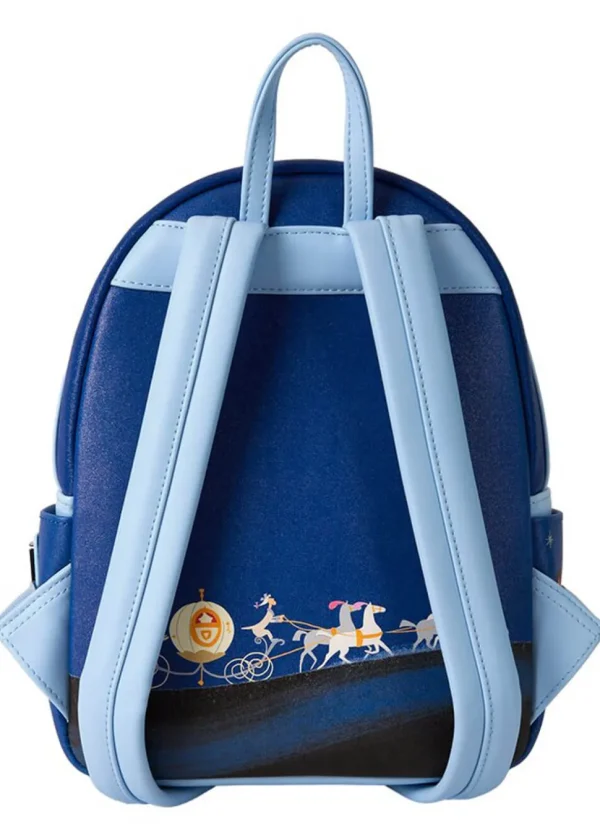 PRE-ORDER Loungefly Disney Cinderella 75th Anniversary Lenticular Backpack Blue