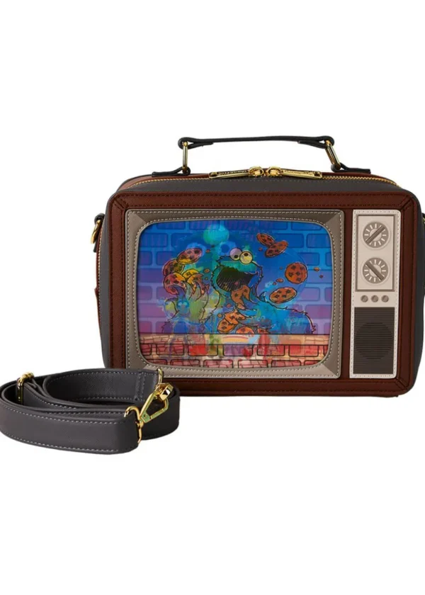 PRE-ORDER Loungefly Sesame Street Lenticular TV Crossbody Bag
