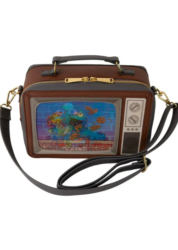 PRE-ORDER Loungefly Sesame Street Lenticular TV Crossbody Bag