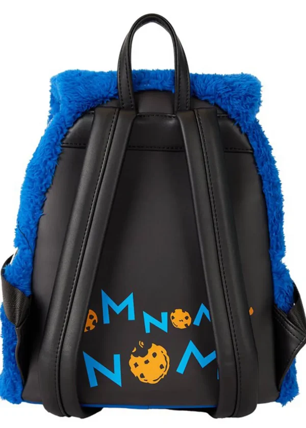 PRE-ORDER Loungefly Sesame Street Cookie Monster Plush Backpack Blue