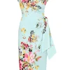 Pretty Dress Company Hourglass Seville 50's Pencil Dress Mint