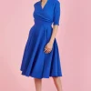 Pretty Dress Company Leyla 50's Swing Dress Cobalt Blue