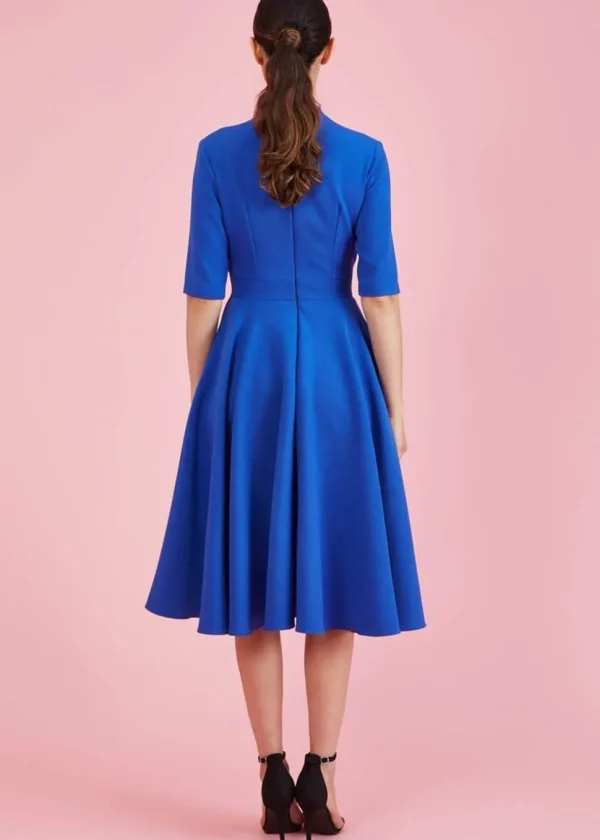 Pretty Dress Company Leyla 50's Swing Dress Cobalt Blue