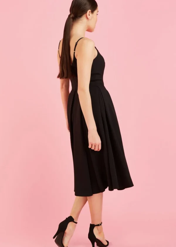 Pretty Dress Company Priscilla 50's Swing Dress Black