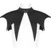 Punk Rave Bat Capelet Black
