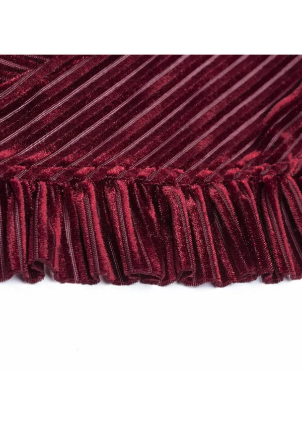 Punk Rave The Manor Velvet Blouse Red