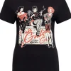Queen Kerosin Girls Girls Girls Girly T-Shirt Black
