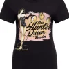 Queen Kerosin Man Hunter Girly T-Shirt Black