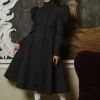 RainSisters Empress Water-Repellent 50's Raincoat Black