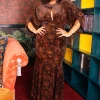 Rebel Love Bewitched Spiderweb Velvet Maxi Evening Dress Black
