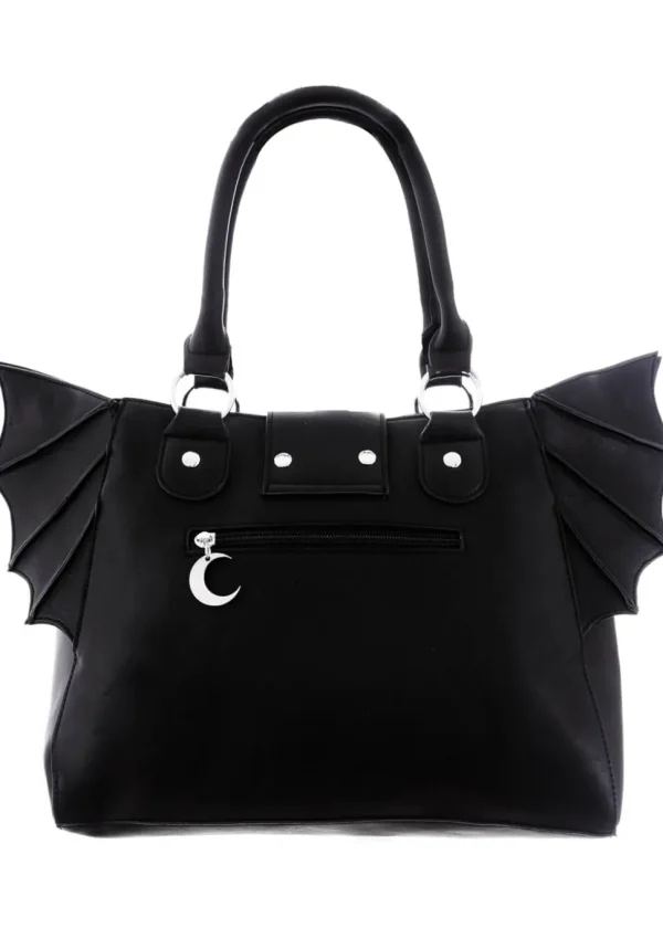Restyle Elegant Moon Bat Black