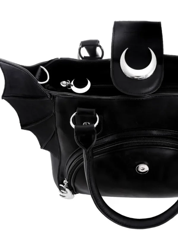 Restyle Elegant Moon Bat Black