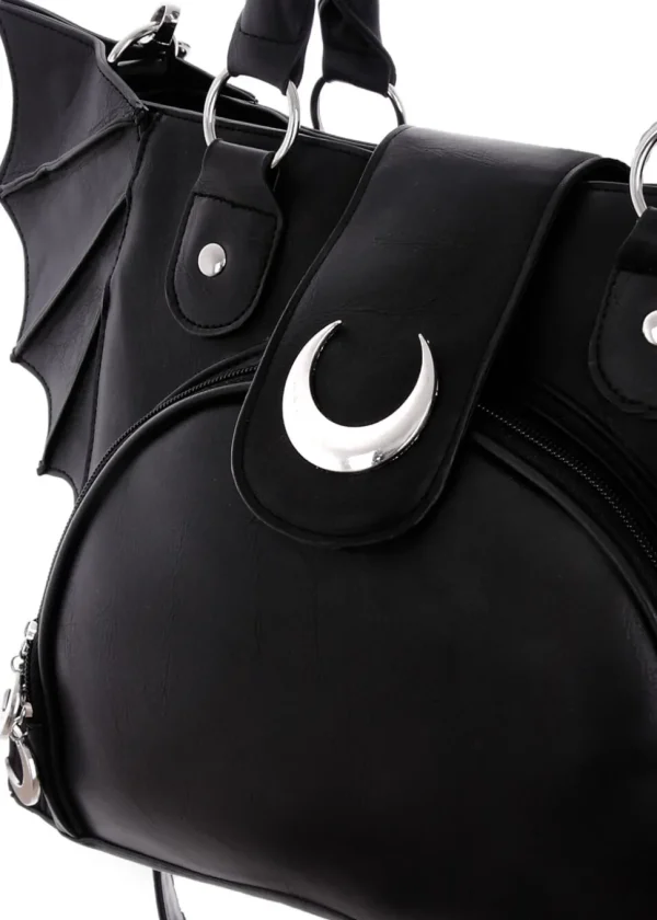 Restyle Elegant Moon Bat Black