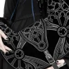 Restyle Gothic Chapel Hobo Shoulderbag Black