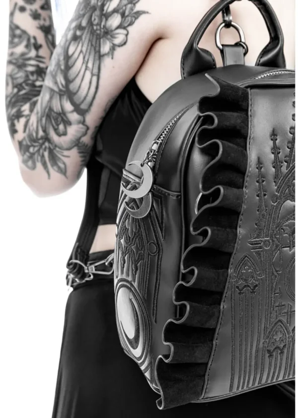 Restyle Midnight Moon Backpack Black