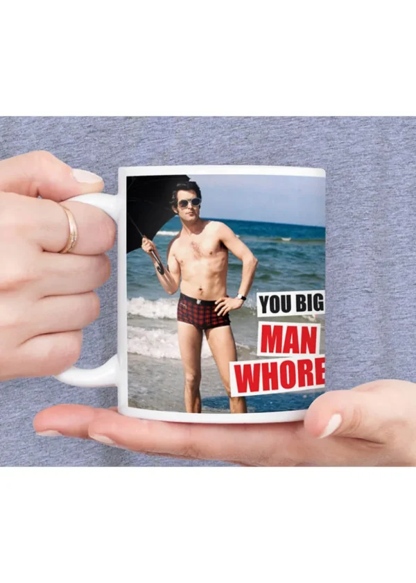 Retro Fun You Big Man Whore Cup Mug Multi