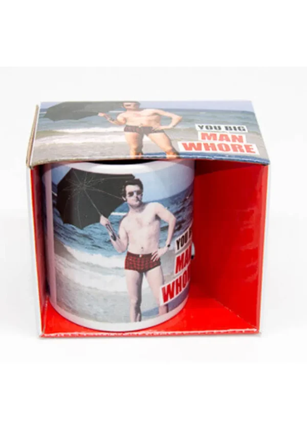 Retro Fun You Big Man Whore Cup Mug Multi