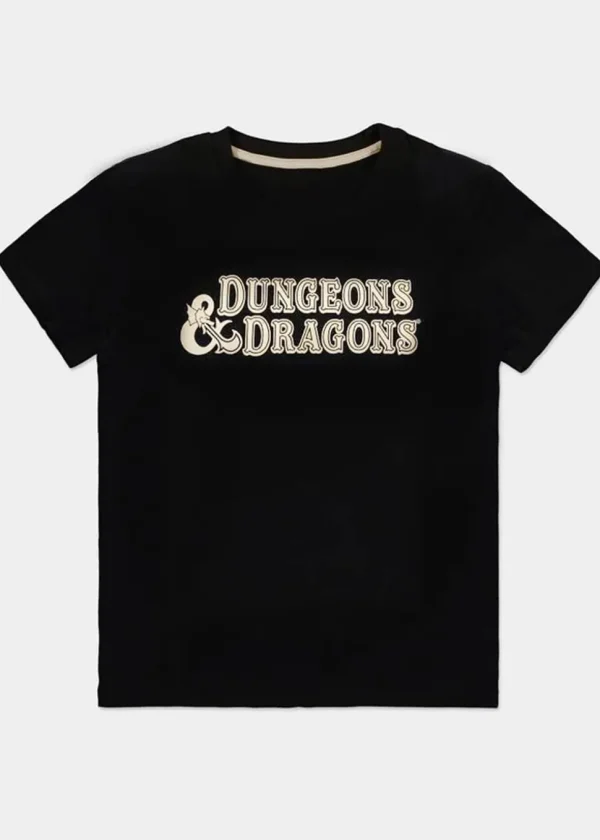 Retro Games Dungeons & Dragons Redbox Logo T-Shirt Black