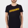 Retro Games Heren Atari Astroids Logo T-Shirt Black