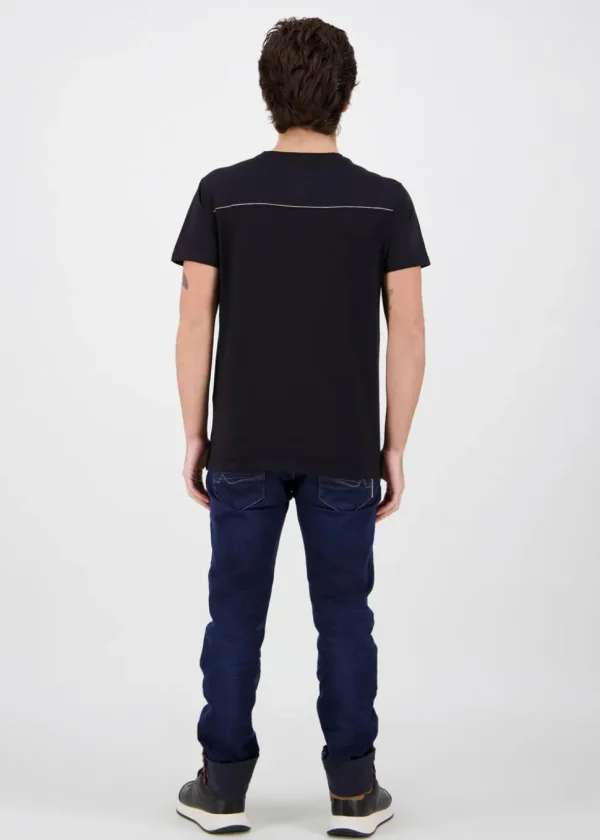 Retro Games Men's Asteroids Tonal Graphic T-Shirt Black