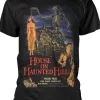 Retro Movies House On Haunted Hill T-Shirt Black