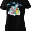 Retro Movies My Little Pony Washed Girly T-Shirt Black